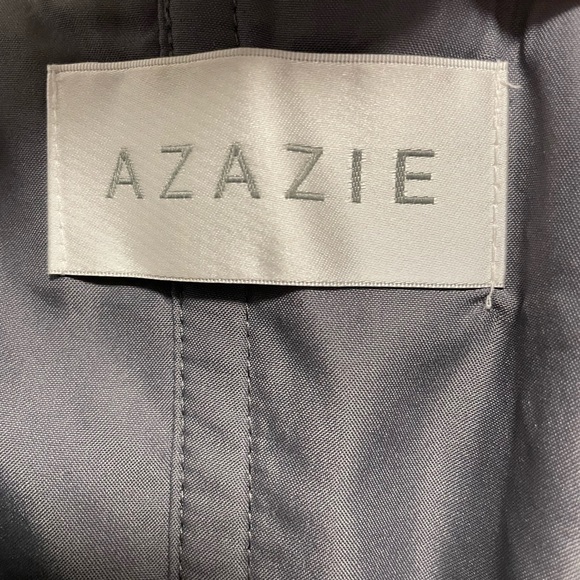 Azazie steel grey Yazmin dress - Picture 5 of 6